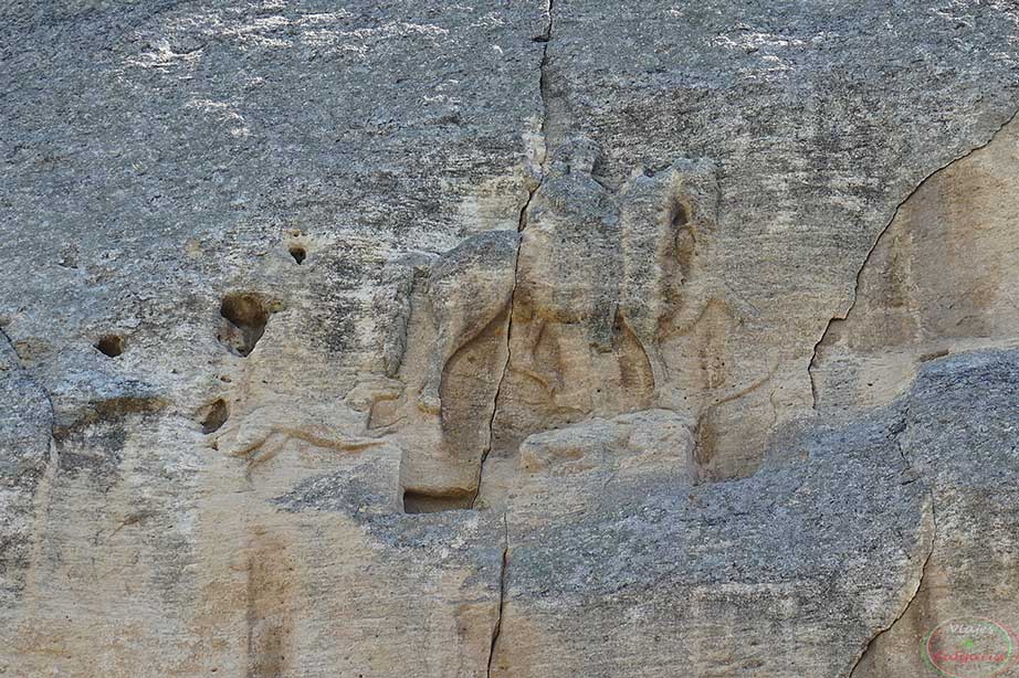 El Caballo de Madara-Relievecerca de Madara Bulgaria