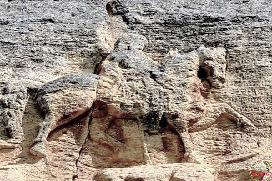 El Caballo de Madara-Relievecerca de Madara Bulgaria