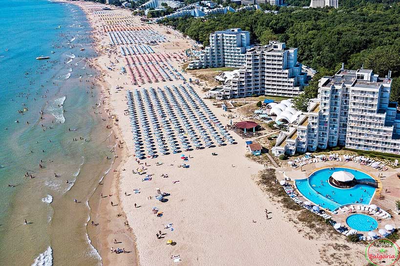 Vista desde el aire de Resort Albena