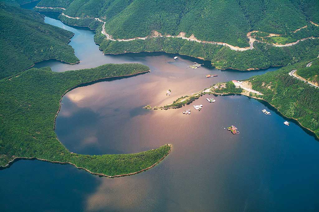 El embalse de río Vacha