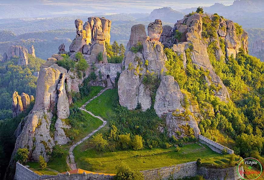 Vista de la fortaleza en Belogradchik