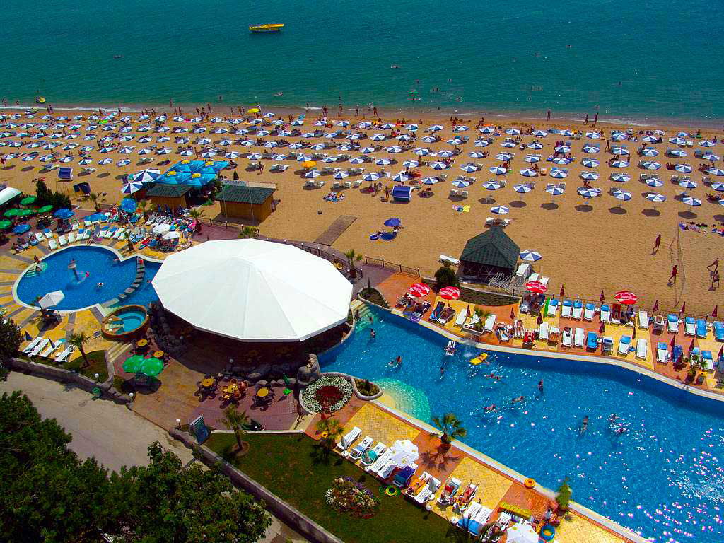 El precioso complejo turístico Golden Sands