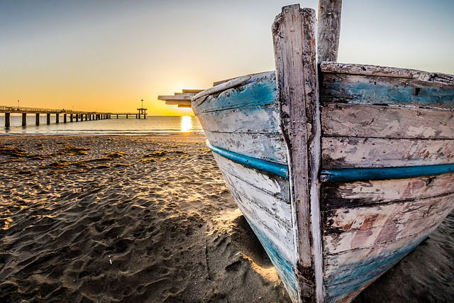 Barco en la playa